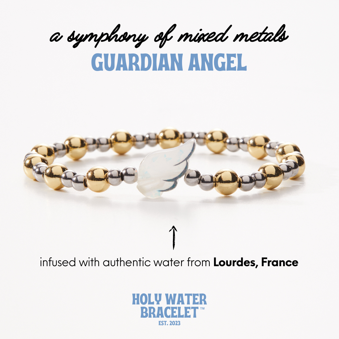 HOLY WATER TWO-TONE GUARDIAN ANGEL BRACELET